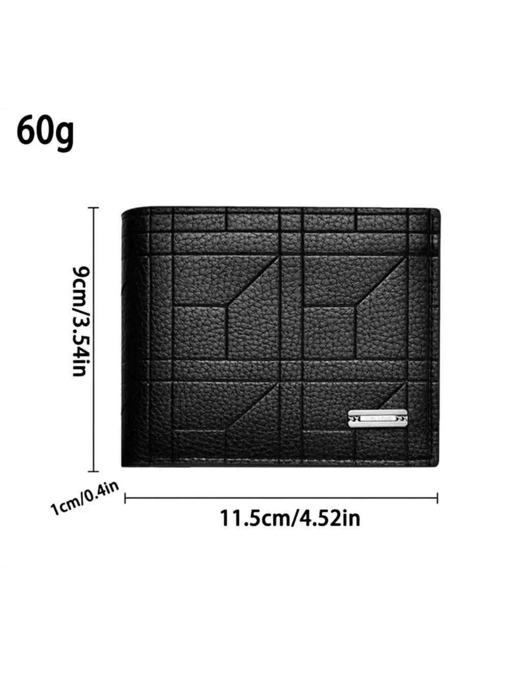 New - Sleek & Stylish Faux Leather Wallet with Multiple Card Slots